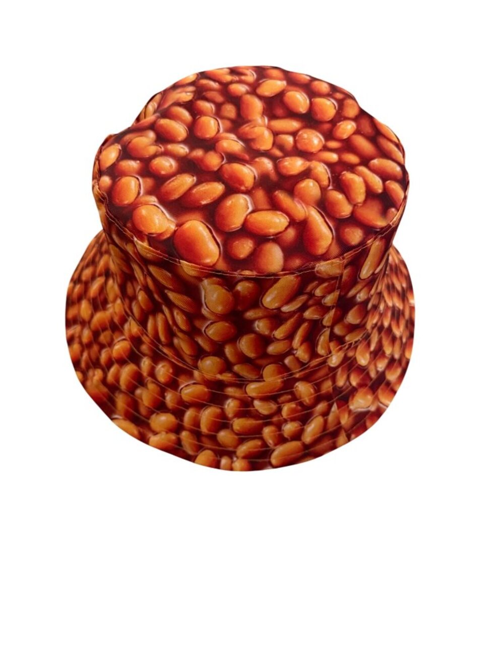 BUSH’S Baked Beans Print Unisex Bucket Hat NEW NWOT - Picture 5 of 5